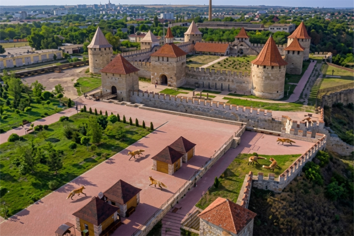 Рыжие хозяева Бендерская крепость стали новой туристической историей Приднестровья