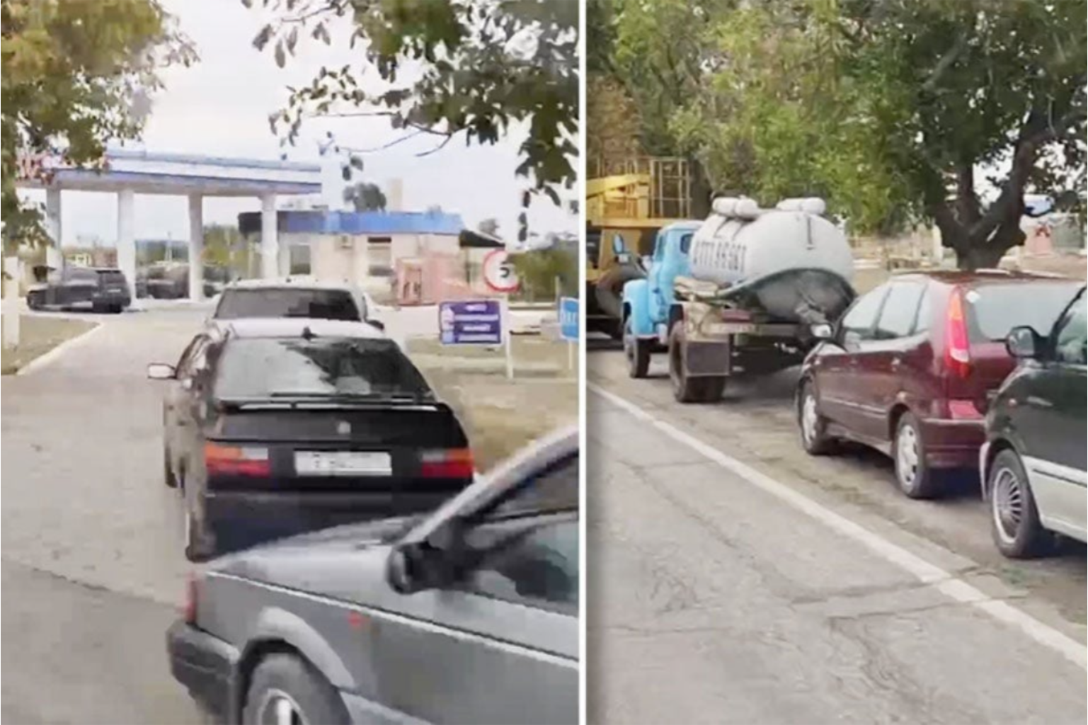 В Приднестровье возобновлена продажа метана на АЗС: водители выстроились в очереди